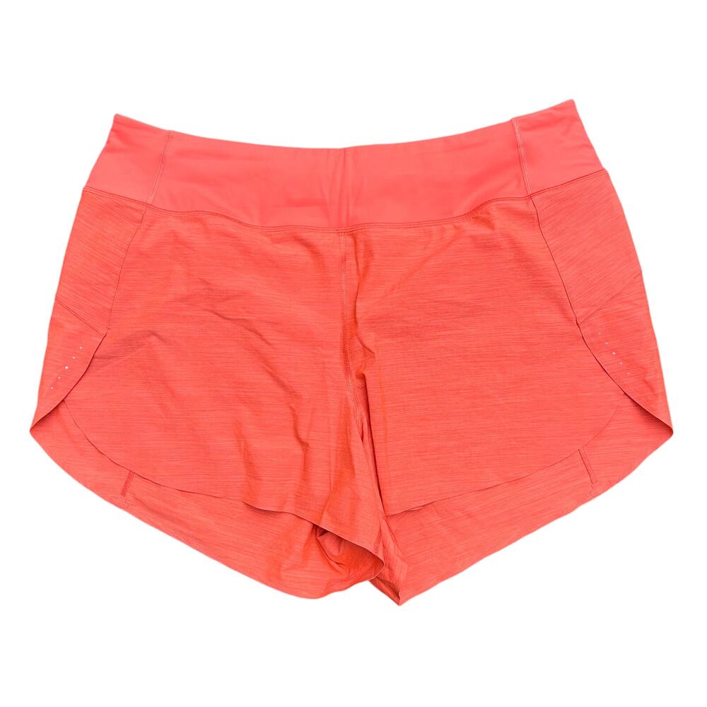 Athleta Space Dye Orange Shorts Size 2X